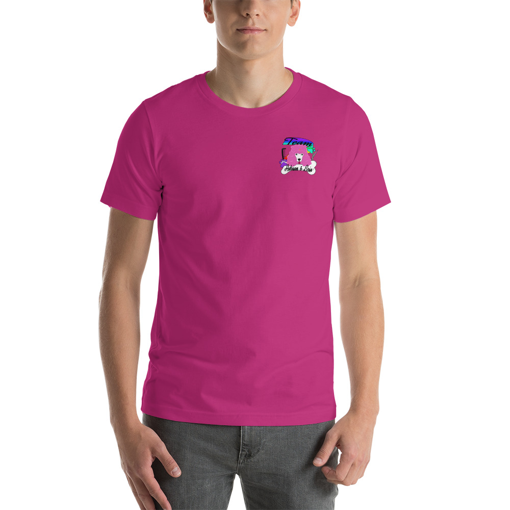 Team Adrian & Bria short-sleeve unisex t-shirt - Image 8