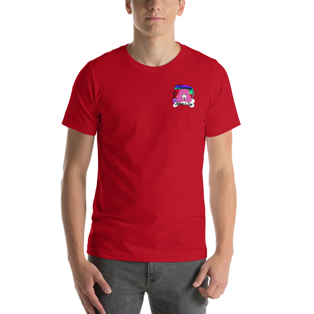 Team Adrian & Bria short-sleeve unisex t-shirt - Image 4